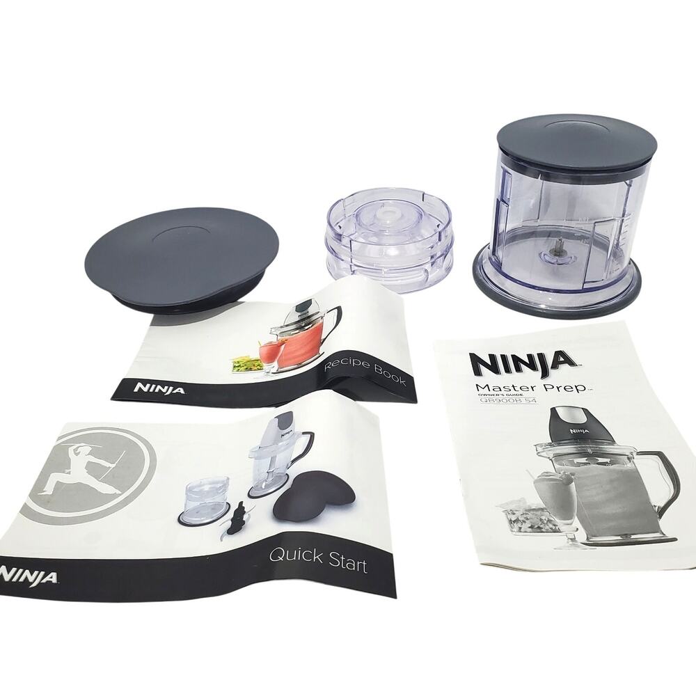 Ninja Master Prep QB900B Replacements Master Prep Bowl Splash Guard and Lid